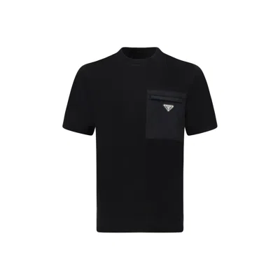 Prada Black Cotton T-shirt
