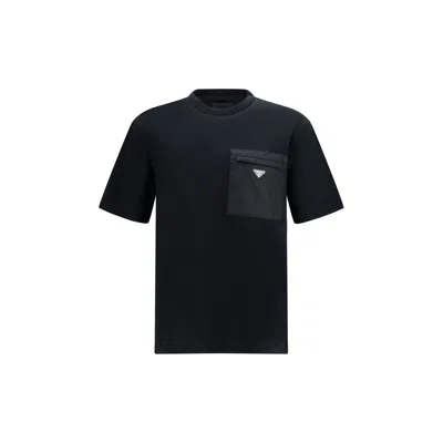 Prada Black Cotton T-shirt
