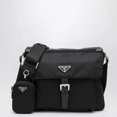 Prada Black Crossbody Bag In Re-nylon Women