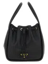 Prada Black Darling Mini Bucket Bag In Black