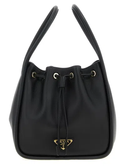 Prada Black Darling Mini Bucket Bag