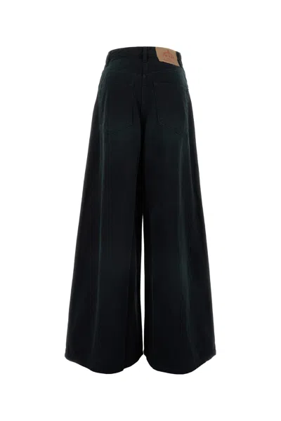 Prada Black Denim Wide-leg Jeans