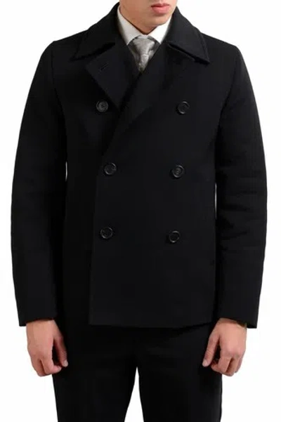 Pre-owned Prada Black Double Breasted Men's Basic Jacket Sz S M L