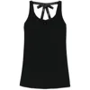 Prada Black Triangle-logo Mini Dress In Black