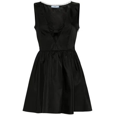 PRADA PRADA BLACK DRESSES - DAY DRESSES WOMEN