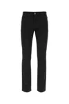 Prada Dark Blue Drill Chino Pant In Black
