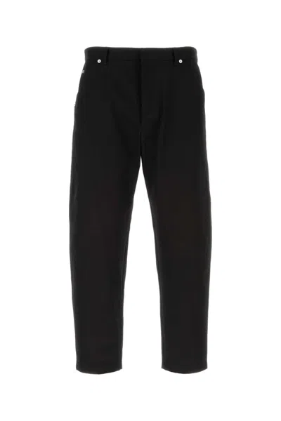 PRADA BLACK STRAIGHT FIT TAPERED JEANS