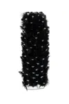 Prada Abito In Organza Decorata Donna In Black