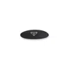 Prada Logo Hair Clip In Black