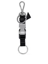 Prada Black Fabric Keyring