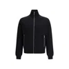 Prada Reversible Virgin Wool And Re-nylon Jacket In Black