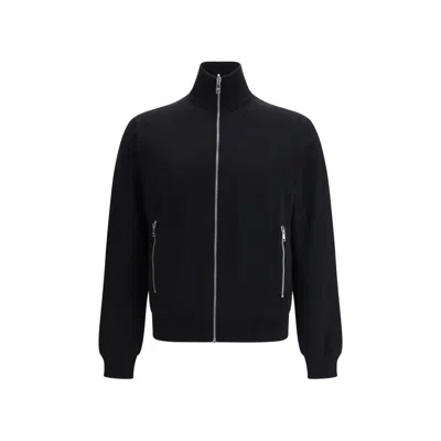 PRADA BLACK WOOL OVES ARIES JACKET