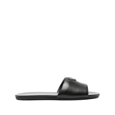 Prada Black Flip-flops & Slides Women
