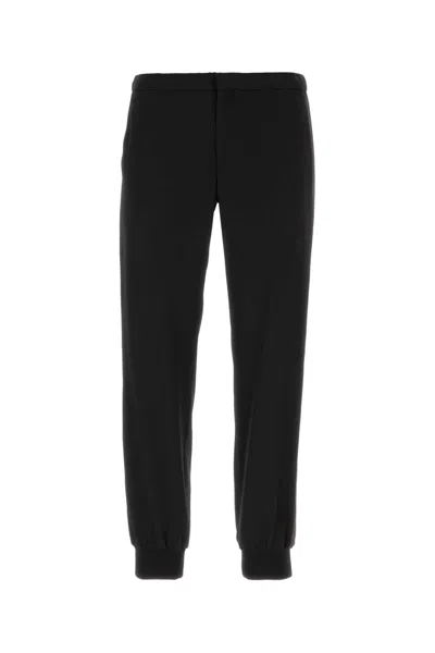 PRADA PRADA BLACK GABARDINE PANT