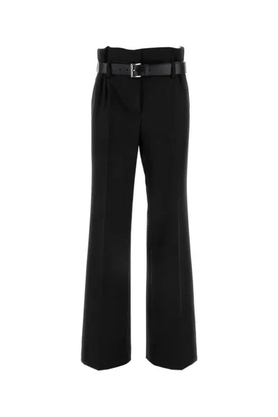 PRADA PRADA BLACK GABARDINE PANT