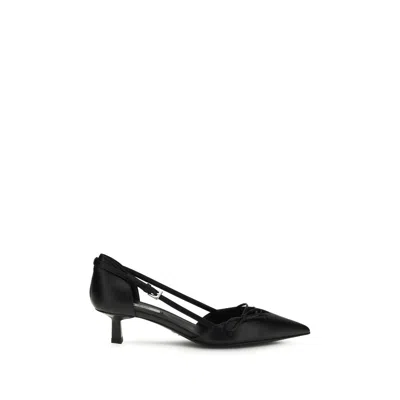Prada Black Goatskin High Heel Women's Pumps