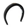 Prada Headband Aus Re-nylon In Black