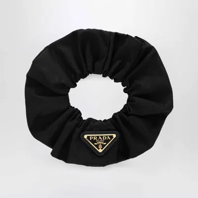 PRADA PRADA BLACK HAIR ELASTIC IN RE-NYLON WOMEN