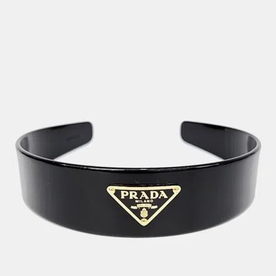 Pre-owned Prada Black Hairband