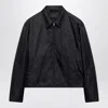 Prada Black Jacket With Zip In Re-nylon In Black