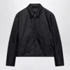 Prada Black Jacket With Zip In Re-nylon In Multi