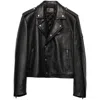 Prada Leather Jacket In Black