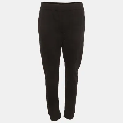 Pre-owned Prada Black Jersey Jogger Pants M