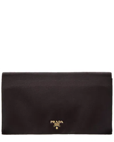 Prada Black Jeweled Nylon Shopper (authentic )