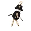 Prada Soft Robot Keyring In Black