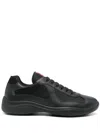 Prada Fabric And Leather America S Cup Sneakers