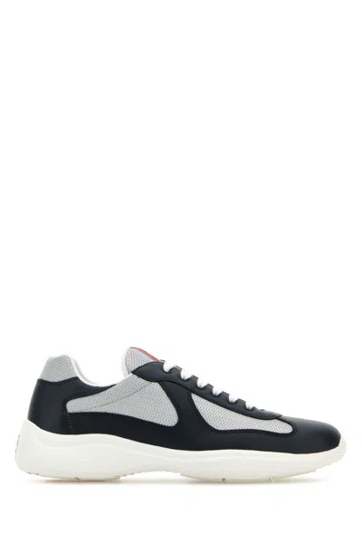 PRADA BLACK LACE UP SNEAKERS