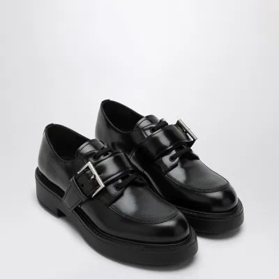 Prada Black Lace-up With Strap Women