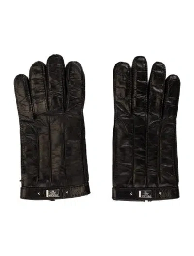 Pre-owned Prada Black Lambskin Gloves