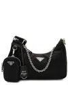 Prada Black Leather & Nylon Re-edition 2005 Crossbody (authentic Pre-loved)