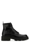 Prada Brushed Leather Ankle Boot For Men