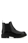 Prada Elastic-gusset Leather Boots