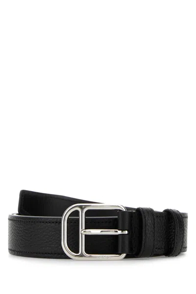 Prada Black Leather Belt