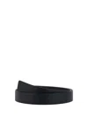 Prada Black Leather Belt