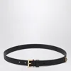 Prada Black Leather Belt In Black