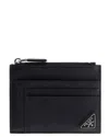 Prada Black Leather Card Holder