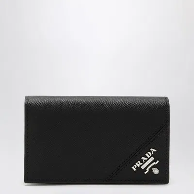 Prada Black Leather Card Holder