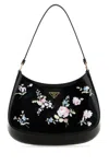 Prada Black Leather Cleo Shoulder Bag In Nero1