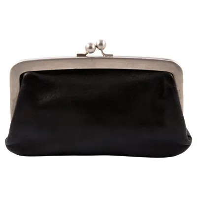 Pre-owned Prada Black Leather Coins Purse