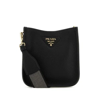 Prada Black Leather Crossbody Bag