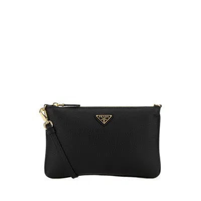 Prada Black Leather Crossbody Bag
