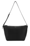Prada Borsa A Tracolla In Pelle Nera Uomo In Nero