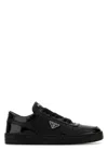 Prada Downtown Round Toe Sneakers In Nero