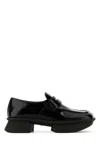 Prada Brushed Leather Squared-toe Loafers