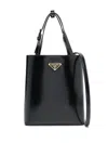 Prada Triangle Logo-plaque Bucket Bag