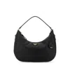 Prada Black Leather Handbag In Black